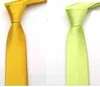 Mens regular sized neck ties imitate silk solid color plain wedding necktie lenth DHL Free Shipping