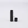 Wholesale ferramenta de maquiagem 100 x 5gram plástico labial bálsamo tube black batom garrafa 5cc lip balm stick smeple frete grátis