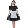 17 Kolory Glitter Sweet Dams Maid Cosplay Dress Sexy Halloween Księżniczka Kostium Fancy Lolita Krótki Rękaw Sukienka z fartuchem