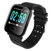 A6 pulseira rastreador de fitness relógio inteligente tela sensível ao toque colorida resistente à água telefone smartwatch com monitor de freqüência cardíaca pk id1151668695