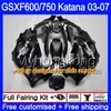 GSXF-600 voor Suzuki Katana GSXF 750 600 voorraad Red BLK HOT GSXF600 03 04 05 06 07 293HM.42 GSX 750F GSXF750 2003 2004 2005 2006 2007 Kuip