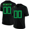 Custom NCAA Oregon Duck Tout nom numéro 10 Justin Herbert 8 Marcus Mariota 47 Kiko Alonso a cousu le maillot de football collégial pour hommes