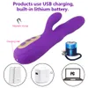 G Spot Dildo Rabbit Vibrator for Women Dual Vibration Silicone Waterproof Female Vagina Clitoris Massager Sex Toys For Women4287369