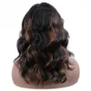 Full Lace Pruiken Braziliaanse Remy Human Hair Body Wave Ombre 1b/30 Kant Frontale Pruiken Pre Geplukt Haarlijn Baby haar Zwarte Vrouwen 150% Dichtheid