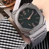 New Octo Finissimo 103011 Rose Gold Mark Automatic Mens Watch Titanium Steel Black Dial Stainless Steel Sports Watches Cool Pureti244F