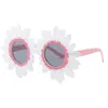 Kindermode zonnebril Zonnebloemen Kinderen Zonneglazen UV400 Zomer Outdoor Travel Anti -stralingsglazen Beschermende bril