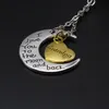 Verklaring Kettingen Graveren Hangers Hoge Kwaliteit Goedkope Sieraden I Love You Family Kettingen 925 Silver 24K Gouden Kettingen Kettingen