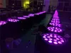 12 sztuk Party Par Can 18 x 18 W RGBWA UV 6IN1 Prać Zoom LED Par Up Oświetlenie LED Par Light