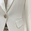 Novo Estilo Premium Blazer Qualidade Top Projeto Original Feminino Blazer Mulher Um Botão Slim Cetim Collar Jaqueta Casaco Outwear