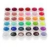 36pcs Tırnak Sanatı UV jel cila boya katı tutkal pigment lake lake manikür tırnakları jel uv renkleri
