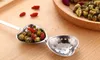 Heart Tea Infuser "Tea Time" Heart-Shaped Stainless Herbal Tea Strainers Infuser Spoon Filter Long Handle Free Shipping