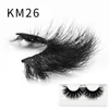 25mm Handmade 3D Faux Mink Hair False Eyelashes Thick Long Wispy Fluffy Woman's Eye Makeup Lashes Cruelty-free