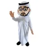 Costume della mascotte degli uomini arabi di Halloween Cartoon Donne arabe Personaggio a tema anime Costumi di fantasia per feste di carnevale di Natale Vestito per adulti