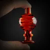 Красочный Drawing Pyrex Толстые стекла Бонг Кальянокурение ручной Waterpipe крышки Кварц Carb Cap Bubble Бал Top Oil станкам Holder Аксессуары