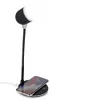 3 in 1 flexibele LED Desk Lamp USB Opladen met draadloze oplader Bluetooth Luidspreker Table Light Smart Touch Dimmer Lighting Phone Chargers L4