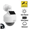 Fausse caméra à énergie solaire, dôme extérieur et intérieur, étanche, simulation de sécurité, lumière Led, caméra de Surveillance CCTV, nouvelle collection