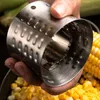 Removedor de descascador de milho em aço inoxidável 304, ferramenta criativa de cozinha, descascador de milho, cob slicer1367143