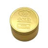 2 Size Smoking Available 4 Layers Diameter 39mm/58mm Golden Zinc Alloy Metal Herb Grinder spice/tobacco Crusher Tobacco Spice Hand Muller