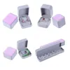 Quadratisches Schmuckkästchen-Set für Hochzeitsschmuck, Ohrring, Ring, Halskette, Armband, Halter, tragbare Aufbewahrungsboxen, Schmuck-Display-Verpackungsbox