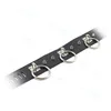 Bondage Lockable Slave Fantansy Rivet O Rings Punk Neck Collar Choker Chain Leash Lock # R45