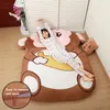 Dorimytrader Kawaii dessin animé singe Tatami géant en peluche doux pouf lit tapis tapis canapé décoration pour amoureux enfants cadeau DY60843