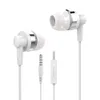 Langsdom JD89 In-Ear Earphones Super Bass 3,5mm med mikrofonbuller Isolering för Samsung med Retail Box