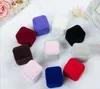 Squre Wedding Velvet Earrings Ring Box Jewelry Display Case Gift boxes Amazing New GB