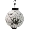 Halloween Party Decorations Led Light Up Hand Paper Lantern Haunted House Bar Horrible Atmosphere Decorative Props Pumpkin Lanterns Glow Toys