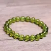 10 mm Pietre naturali Bracciale peridoto verde Olivina Cristallo Quarzo Perlina rotonda Uomo Donna Bracciale Energia curativa Regalo Gioielli fortunati