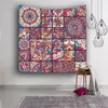 9 stijlen 153 * 130cm Polyester Tapestry Bloem Print Yoga Mat Picknick Handdoek Afdrukken Tapijt Opknoping Wall Tapestry Home Decor CCA11525 30PCS