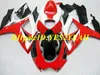 Kundenspezifisches Motorrad-Verkleidungsset für Suzuki GSXR600 750 K6 06 07 GSXR600 GSXR750 2006 2007 ABS Cool White Red Verkleidungsset + Geschenke SB48