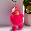 Mode Porte-clés Dormir Bébé Poupée Balle Porte-clés De Voiture Porte-clés Titulaire Sac Pendentif Charme Porte-clés En Peluche De Fourrure Nouveau Mignon Femmes Porte-clés Jouets