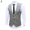 Men's Classic Formal Business Slim Fit Chain Dress Vest Suit Tuxedo Waistcoat 08WG High Quality New Cool