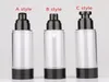 15ml 30ml 50ml 80ml 100ml 120ml Empty Black Airless Pump Dispenser Bottle Refillable Lotion Cream Vacuum Spray Bottle Atomizer