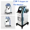 Toppkvalitet 7 i 1 multifunktionsvatten Spray Jet Microdermabrasion Oxygen Jet Peel Face Lift Facial Machine till salu