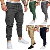 Moda Erkekler Çapraz Pantolon Pantolon Fermuar Skinny Joggers Kamuflaj Tasarımcısı Harem Pantolon Uzun Düz Renkli Erkekler Pantolon 3x4691919
