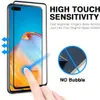 Протектор экрана для Huawei P40 Lite Bubble Free Anti Scratch твердость 9H полное покрытие протектор экрана закаленное стекло с розничной упаковкой