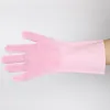 Silicone Gloves with Brush Reusable Safety Silicone Dish Washing Glove Heat Resistant Gloves Kitchen Cleaning Tool HHAA614