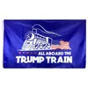 3x5 FT Trump Train Flag Günstiger Preis Großhandel Polyester Fliegende hängende USA-Präsidenten-Wahlflagge Banner