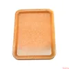 Rolling Tray Plastic Tobacco 18x12CM S Размер Маленький ручной роликовый ролик олова Pure Color Case Spice Мультфильм пластина для курения