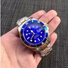 Nowy Zegarek Mężczyzna Luksusowy Najwyższej Jakości Mistrz Pełna Ze Stali Nierdzewnej Automatyczne mechaniczne Gent Watch Watch Watch Gold Silver Black 40mm Watch Hurt
