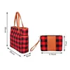 Plaid Leopard Borsone Big Viaggi Striped Tote Sunflower Stampa borsa di acquisto con la piccola frizione della borsa Sarah grande D11505 Weekenders Bag