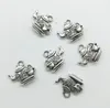 50 pcs/Lot théière Tibet argent pendentifs à breloques Style rétro bijoux bricolage pendentif pour porte-clés Bracelet boucles d'oreilles 14*15mm