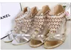 Wholesale sandals Bohemian Qaulity Beads Pearls Low heels ladies flat gladiator sandal Flip Flops