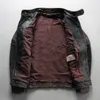 2019 veste en cuir véritable Vintage marron moto impression 3D peau de vache épaisse coupe ajustée vestes printemps automne hiver russie manteaux