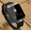 Ny SmartWatch Intelligent Digital Sport Gold Smart Watch DZ09 Pedometer för telefon Android Wrist Watch Män Kvinnors Satti Watch