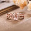 morganite verlovingsring