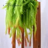 Nouveau Soft real touch simulation air grass Tielan feuille vert fausse herbe décoration pour la maison mariage fleur/plante mur accessoires
