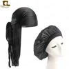 Модные мужские головные уборы Durag Durags и чепчики женские удобные кепки пара комплекты из 2 предметов