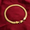 Moda Mens Cadenas para mujer Joyas 5 mm de 18 km de oro Collar collar de chapas de oro Luxi Miami Hip Hop Hop Collares Regalos Accesorios